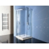 Kép 9/11 - Sapho Polysan Easy Line íves zuhanykabin, 90x90cm, transzparent üveg, 6mm, 190 cm magas