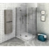 Kép 3/9 - Sapho Polysan Fortis Line nyíló zuhanyajtó, oldalfalhoz, balos, 100cm, króm