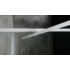 Kép 7/9 - Aqualine Amico  nyíló zuhanyajtó, 100-122x185cm, fehér profil, 6mm transparent üveg