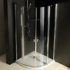 Kép 4/7 - Sapho Gelco One íves zuhanykabin, 80x80cm, transzparent üveg, 6mm, 190 cm magas
