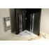 Kép 5/7 - Sapho Gelco One íves zuhanykabin, 80x80cm, transzparent üveg, 6mm, 190 cm magas