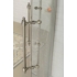 Kép 2/7 - Sapho GELCO ANTIQUE íves zuhanykabin, eltolható kétszárnyú ajtó, 90x90cm, transzparent üveg minta nélkül, bronz