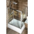 Kép 2/8 - Sapho POLYSAN DEEP zuhanyajtó kádperemre, 130x165cm, transzparent üveg