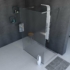 Kép 5/8 - Sapho Polysan Modular  Shower Fix íves zuhanyfal, 80 cm
