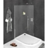 Kép 3/9 - Sapho Polysan Modular Shower Fix íves zuhanyfal, 110,7 cm