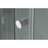 Kép 8/9 - Aqualine Aigo íves zuhanybox, 90x90x206cm, fehér profil, transzparent üveg, 5mm, 206 cm magas