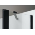 Kép 6/9 - Sapho Polysan Zoom Line Black zuhanyajtó, 100cm, transzparent, fekete