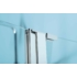 Kép 6/9 - Sapho Polysan Zoom Line osztott nyíló zuhanyajtó, 140cm, transzparent, króm
