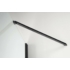 Kép 5/6 - Sapho Polysan Zoom Line Black íves zuhanykabin, balos, 90x90cm, transzparent, fekete, 6mm, 200 cm magas