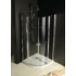 Kép 1/7 - Sapho Gelco One íves zuhanykabin, 800x800mm, transzparent üveg, 6mm, 190 cm magas GO5880