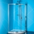 Kép 1/10 - Sapho Polysan Easy Line íves zuhanykabin, 1000x800mm, transzparent üveg, 6mm, 190 cm magas EL2915