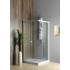 Kép 1/8 - Aqualine Alain szögletes zuhanykabin, 90x90cm, BRICK üveg, 4mm, 185cm magas BTQ900