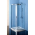 Kép 1/11 - Sapho Polysan Easy Line íves zuhanykabin, 900x900mm, transzparent üveg, 6mm, 190 cm magas EL2615
