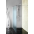 Kép 1/9 - Aqualine Walk In Fix zuhanyfal, 80x190cm magas, brick üveg WI080