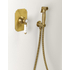 Kép 4/5 - Sapho retro bidet zuhany, gégecsővel tartóval zuhannyal, bronz, 9106