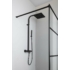 Kép 3/8 - Sapho DIMY zuhanyoszlop, termosztátos csapteleppel, zuhanyszettel, fekete
