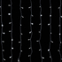 Kép 4/6 - Dekortrend Crystalline toldható LED fényfüggöny 1,2x1,2m, 143 LED, hideg fehér, átlátszó kábel